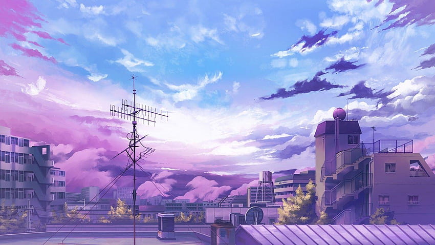 Bầu trời đêm với hoạt hình anime sẽ khiến bạn say đắm vì tuyệt đẹp và kì diệu, hãy thưởng thức bức ảnh này để cảm nhận cảm xúc đó.