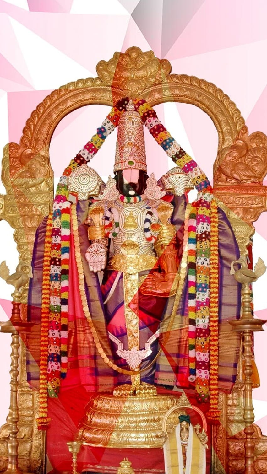 Balaji , God Balaji, Pink Background HD phone wallpaper | Pxfuel