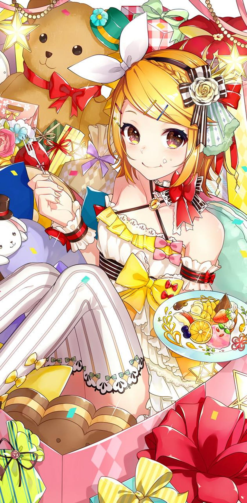 Kagamine Rin, Vocaloid Rin Fond d'écran de téléphone HD