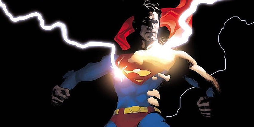 When Was Superman First 'Tickled' By, Superman Lightning HD wallpaper