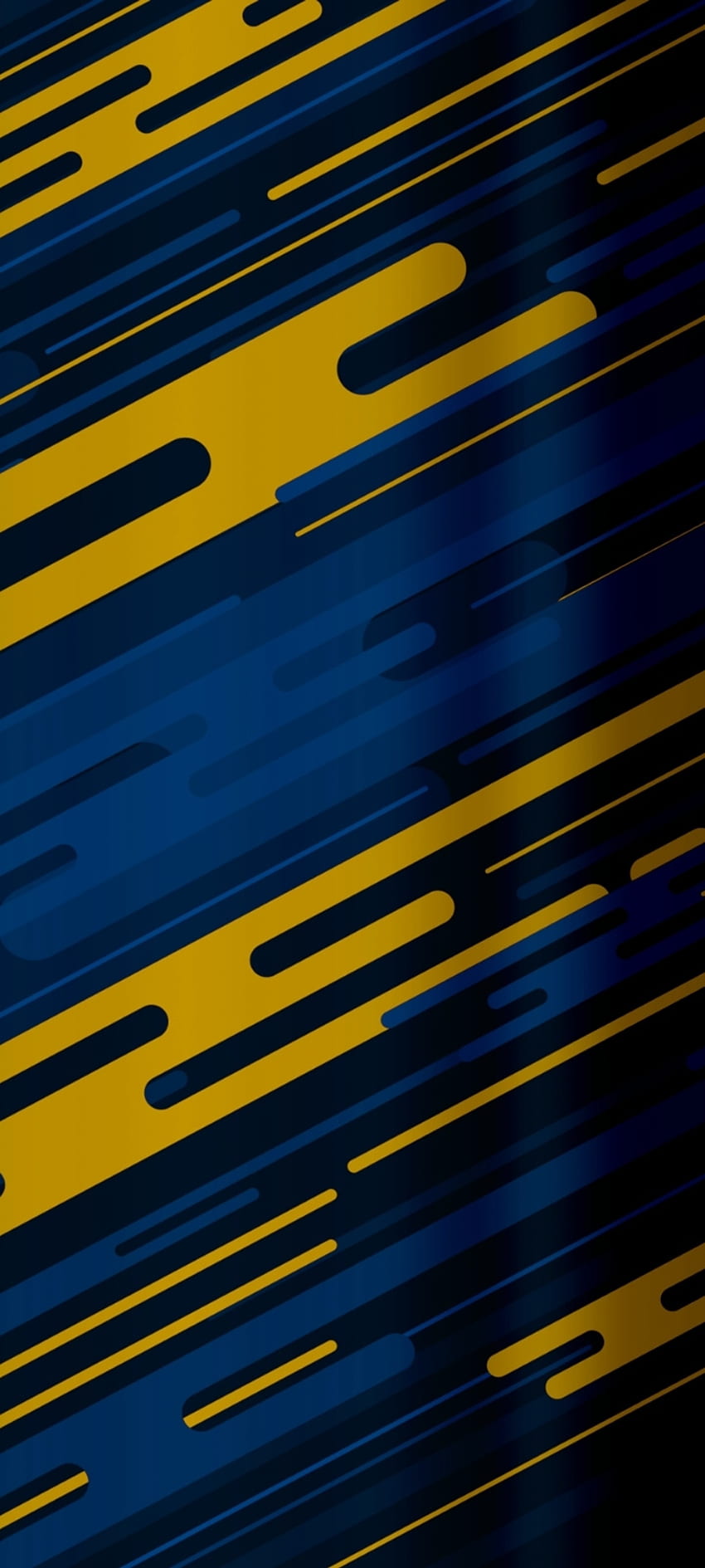 Blue and yellow patter, new, perfect, patterns, unique HD phone wallpaper