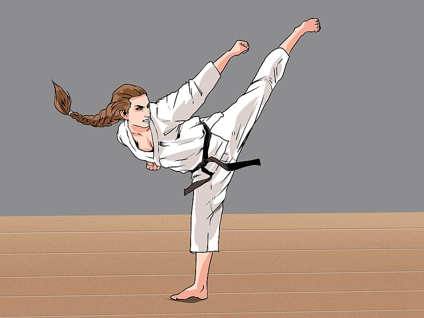 Titled Block Punches In Karate Step - Karate Leg Kick -, Taekwondo Kick HD wallpaper