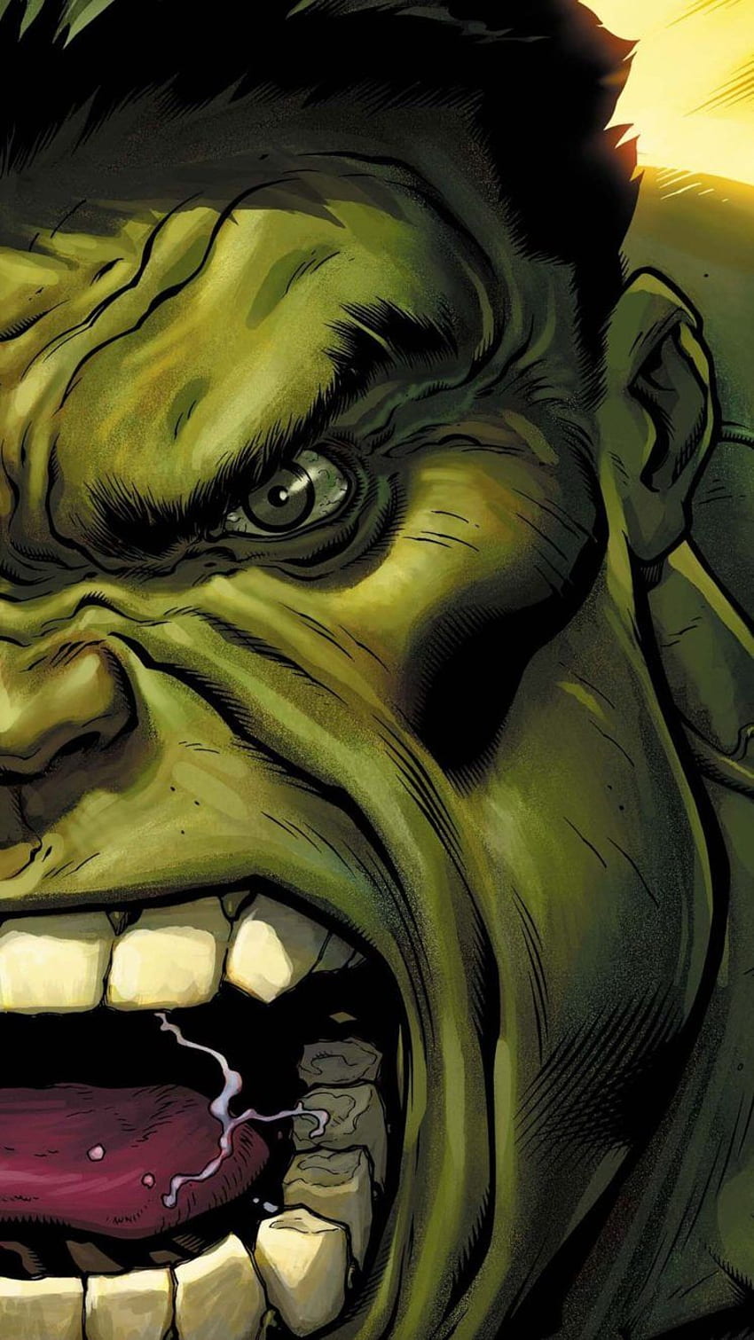 L'incroyable Hulk, Vert, Yeux, Angry, Hulk, Bandes dessinées / et Mobile & Fond d'écran de téléphone HD