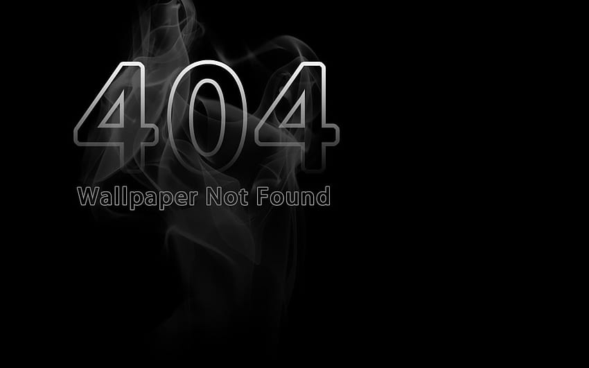 Грешка 404 - не е намерена, черна грешка HD тапет