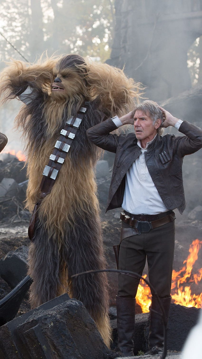 Han Solo und Chewbacca HD-Handy-Hintergrundbild
