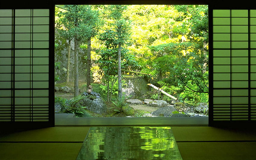 Japonya Doğası, Kyoto Yağmuru HD duvar kağıdı