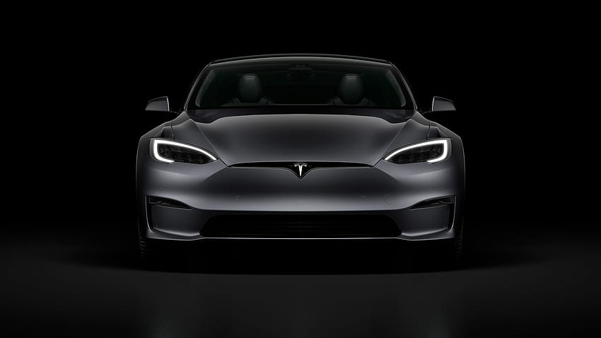 Kotak-kotak Tesla Model S Wallpaper HD