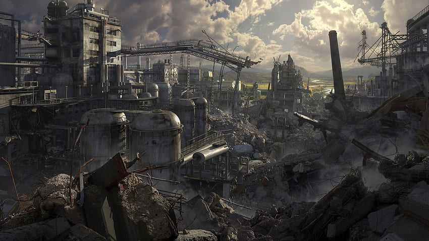 Najpopularniejsze Post Apocalypse War PEŁNE na PC w tle. Miasto postapokaliptyczne, sztuka postapokaliptyczna, postapokalipsa Tapeta HD