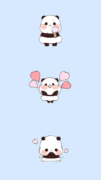 Baby Pandinha ❤  Kawaii desenhos fofos, Anime chibi, Chibi bonito