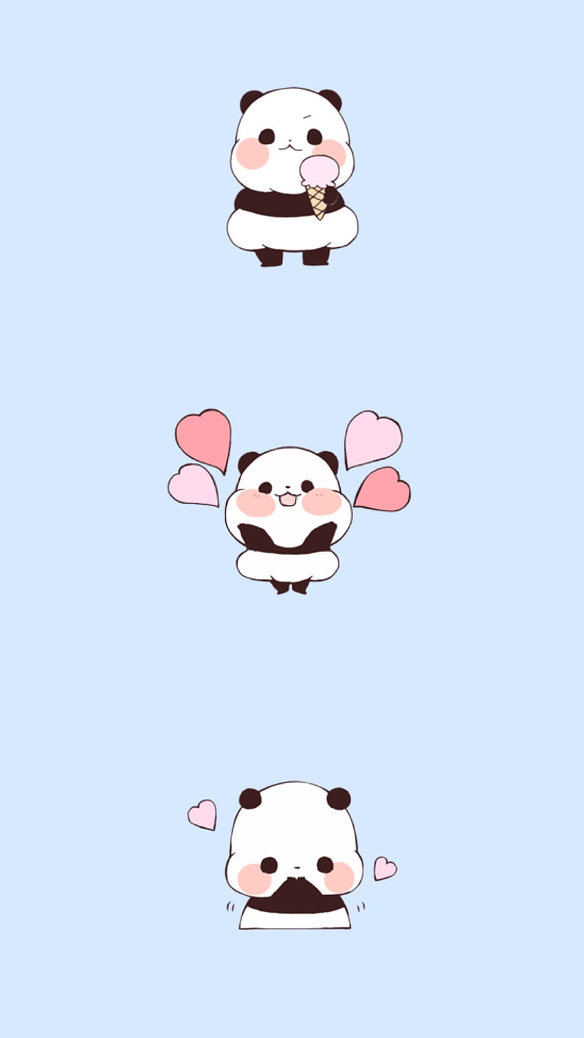 Cute Panda Wallpaper Gifts & Merchandise for Sale | Redbubble