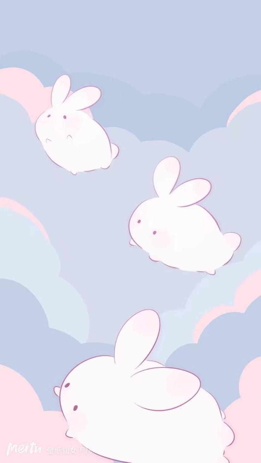 Download Get Ready for Spring with a Cute Bunny Iphone Wallpaper   Wallpaperscom