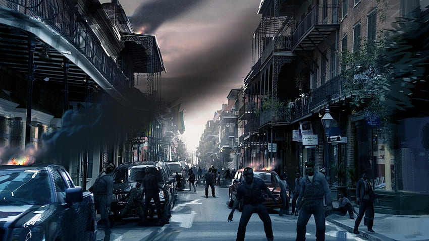 Cities zombie apocalypse left 4 dead 2 HD wallpaper