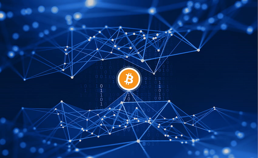 Cryptocurrency, Blockchain HD wallpaper