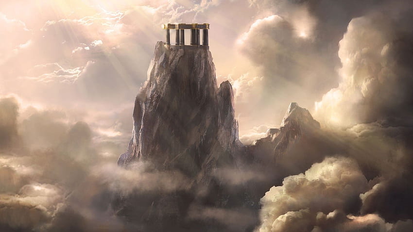 arte fantasy. N. 194148. Monte Olimpo, divinità greche, dio della guerra Sfondo HD