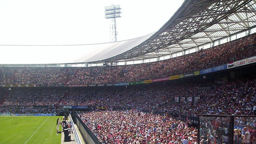De kuip Rotterdam, stadio, moderno, architettura Sfondo HD