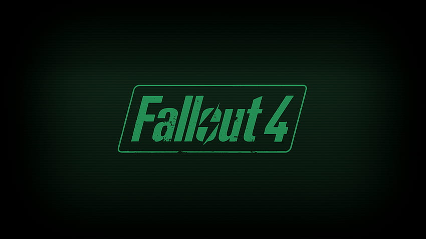 Направих няколко прости Fallout от новото лого на Fallout, Fallout 4 Terminal HD тапет