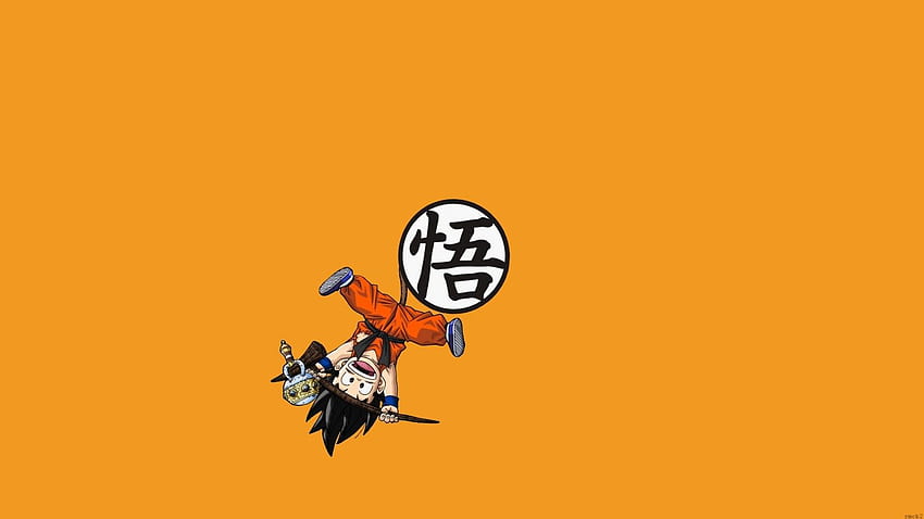 Illustration, Anime, Logo, Cartoon, Dragon Ball, Son Goku, Dragon Ball Z, Kid Goku, Screenshot, Schriftart HD-Hintergrundbild