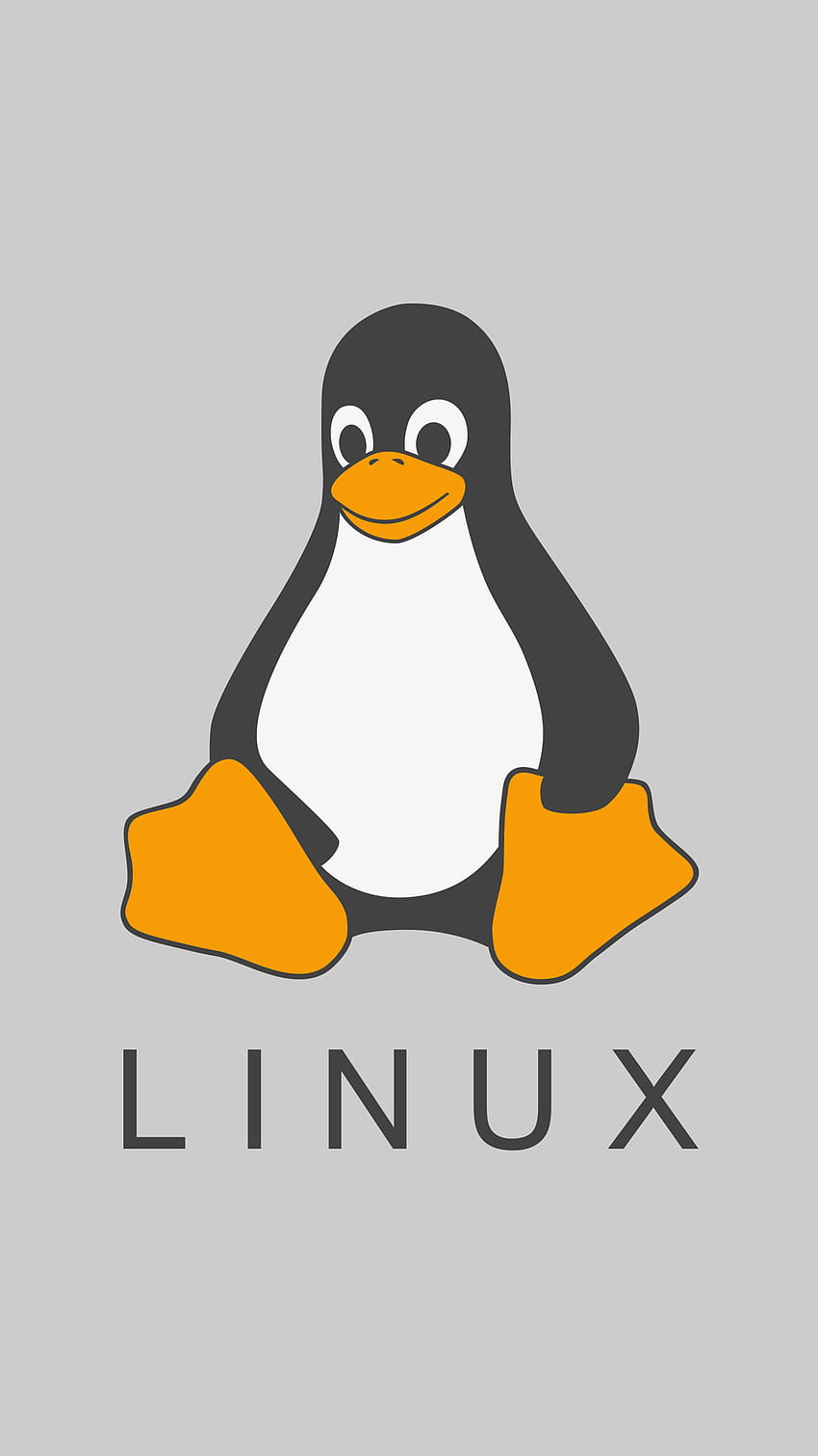tux、ubuntu、ロゴ、コンピューター、Linux、ミニマリズム、iPhone 6、7、8 用 HD電話の壁紙