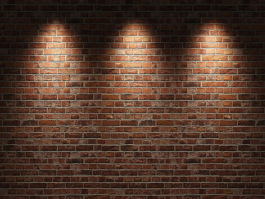 Brick Wall With Spotlight - Man Cave Brick Wall - - teahub.io HD wallpaper