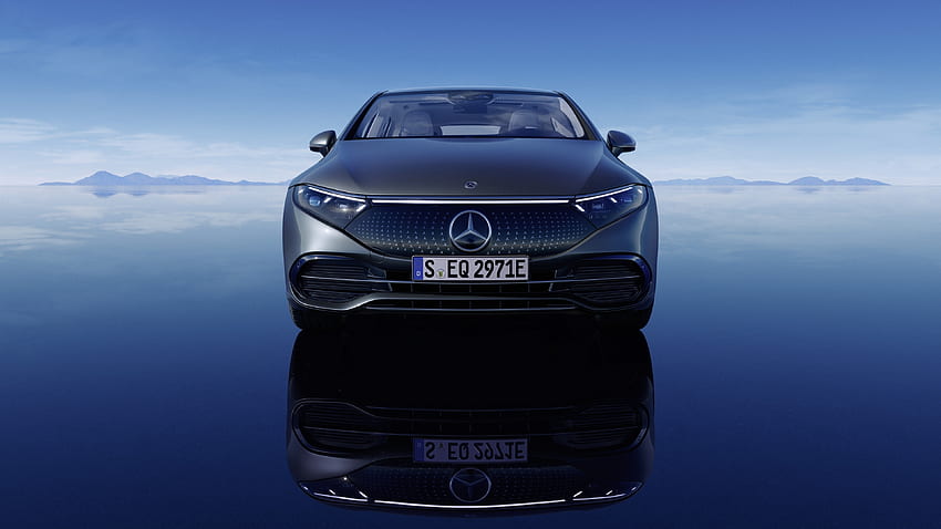 Mercedes-Benz EQS 450, 2021 electric car HD wallpaper