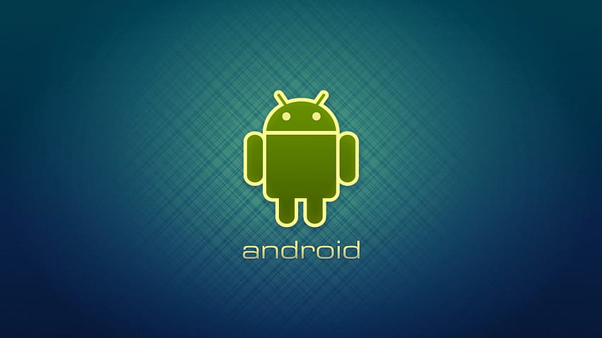 android, biru, hijau, tekstur Wallpaper HD