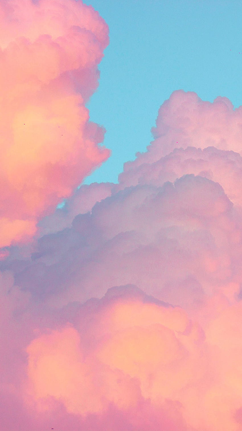 iPhone 6 Plus - Pink Clouds iPhone X -, Pink and Blue Clouds HD phone wallpaper