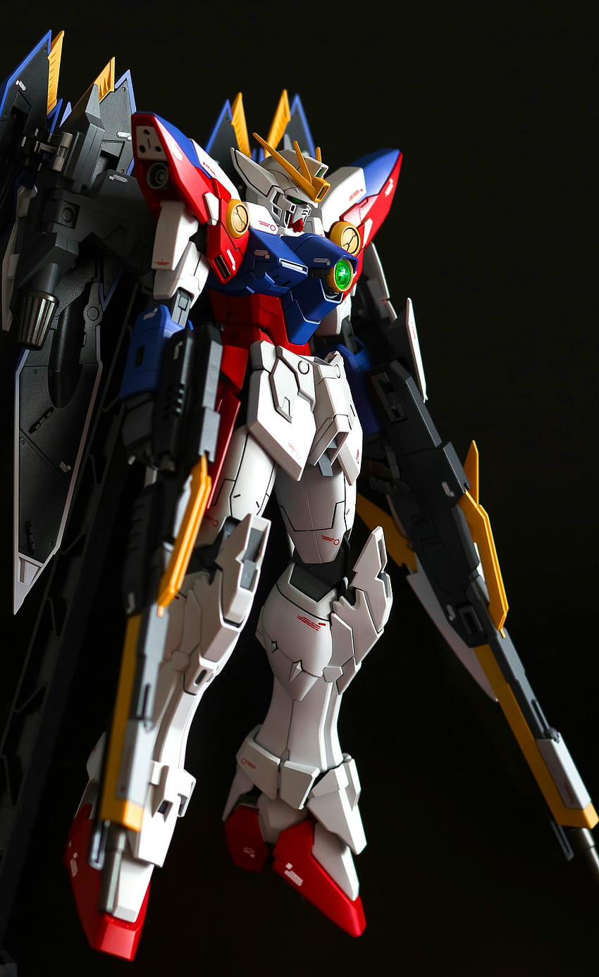 Combat de robots Gundam, Gundam noir Fond d'écran de téléphone HD