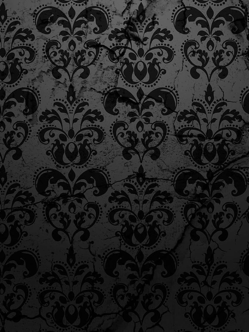 Vintage Black Background With Lace Pattern Stock Illustration  Download  Image Now  Lace  Textile Black Color Damask  iStock
