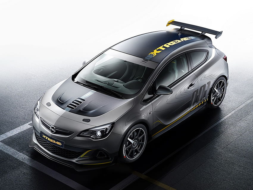 Opel Astra OPC Extreme Grey Cars HD wallpaper