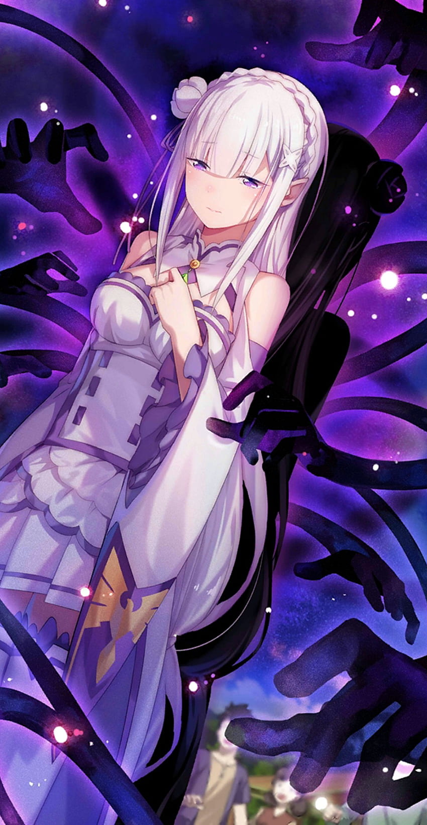 Rezero Emilia, rezero, rezero Emilia, Anime, rezero HD-Handy-Hintergrundbild