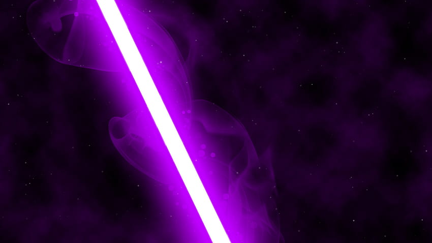 Purple Lightsaber HD wallpaper