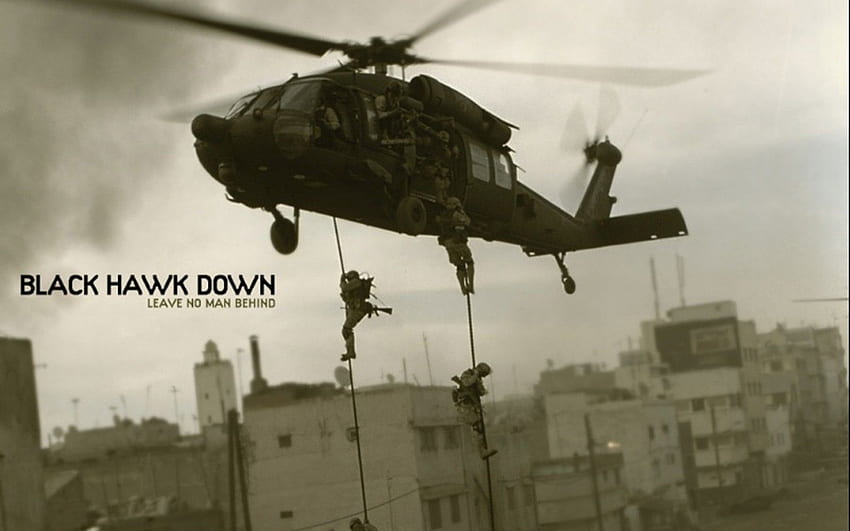 BLACK Hawk DOWN Драма История Война Екшън Black Hawk Down Военен HD тапет
