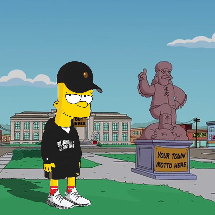 Exclusivo Bart Simpson Gangster Supremo em 2020. Bart simpson art, Simpsons art, Bart simpson tumblr Papel de parede de celular HD