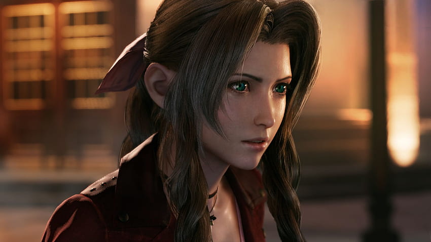 Aerith Gainsborough - Final Fantasy VII - Аниме табло HD тапет