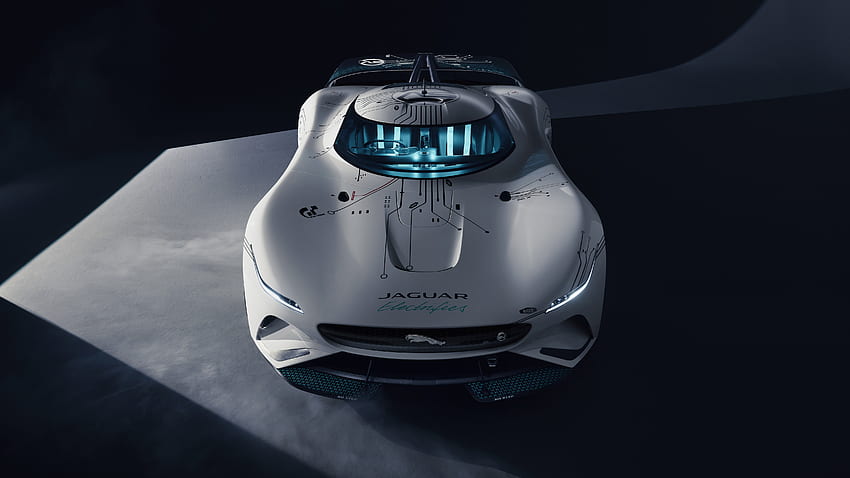 Jaguar Vision Gran Turismo, carro esportivo do futuro papel de parede HD