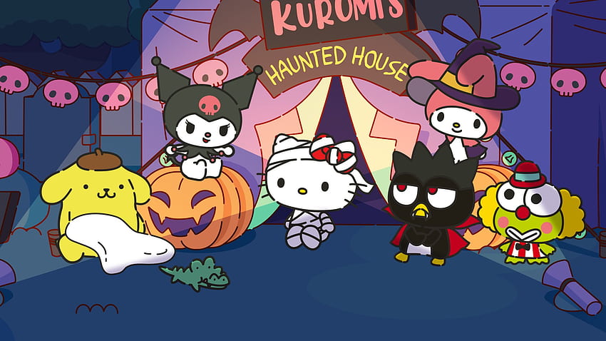 hello kitty halloween desktop wallpaper Chrome Themes  ThemeBeta