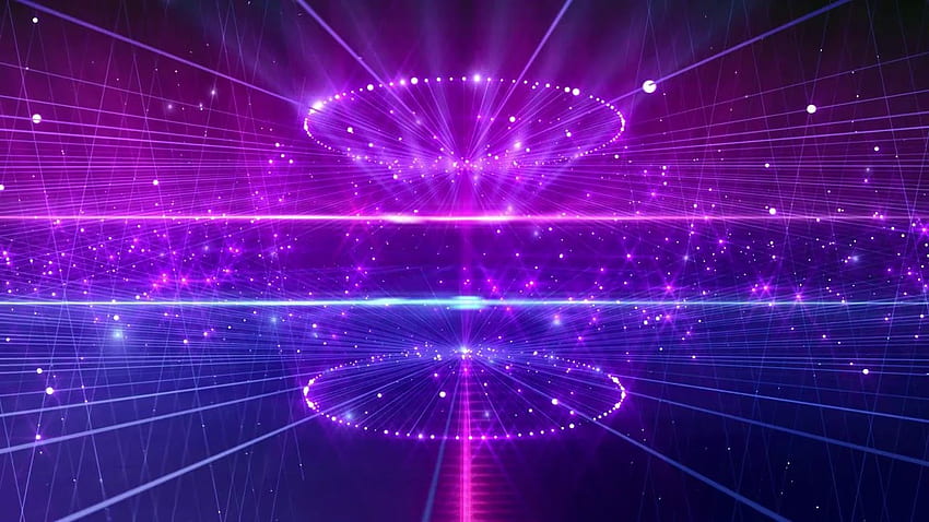 Escenario azul púrpura brillante en movimiento estrellas relajantes, tecnología violeta fondo de pantalla