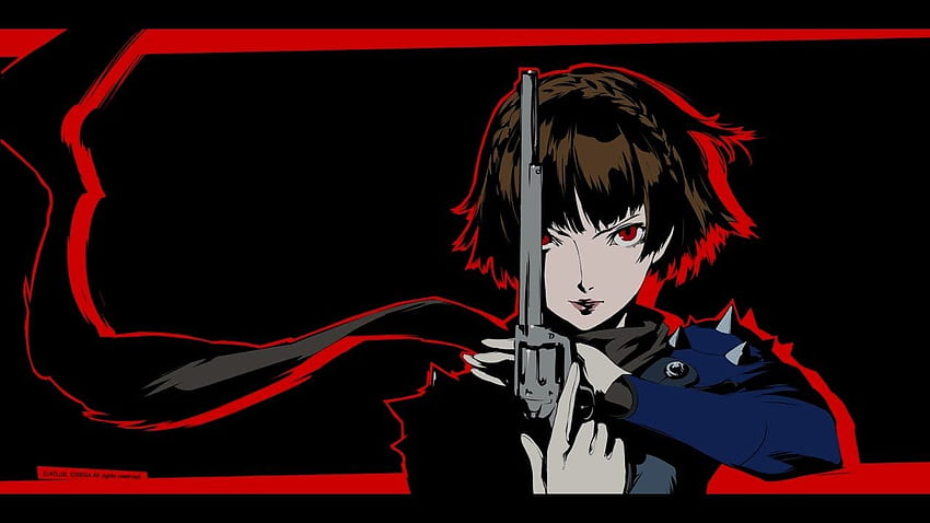 Persona 5. Dynamiczny motyw Makoto PS4, Makoto Niijima Tapeta HD