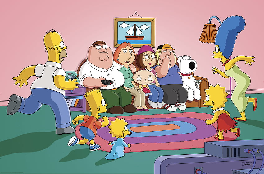 Family Guy The Simpsons Guy - Simpsons Guy Family Guy HD тапет
