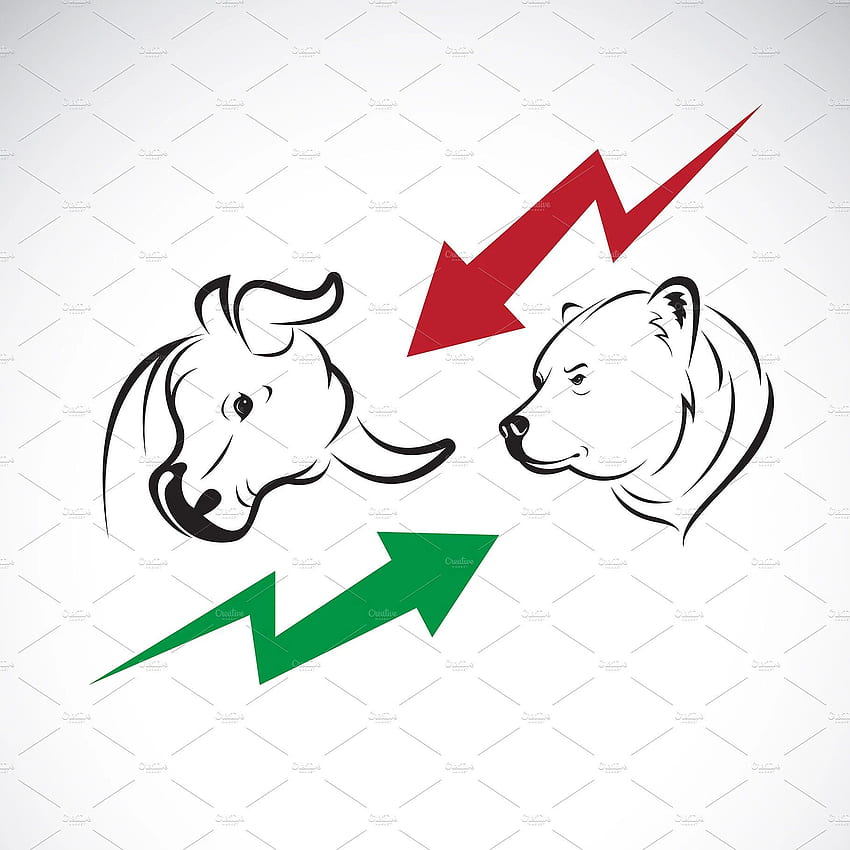 Bull and bear symbols of stock marke. Bull, Stock market trends, Symbols HD phone wallpaper