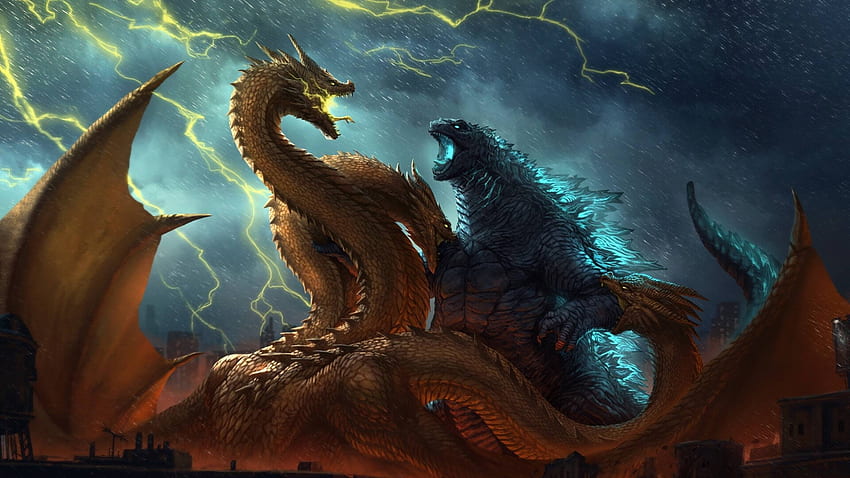 Godzilla vs King Ghidorah King of the Monsters ความละเอียด 1440P , ยนตร์ , และพื้นหลัง - Den, 2560X1440 King วอลล์เปเปอร์ HD