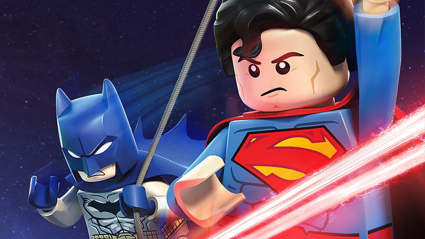 LEGO DC Comics Super Heroes: Лигата на справедливостта - Космически сблъсък, Лего Супермен HD тапет