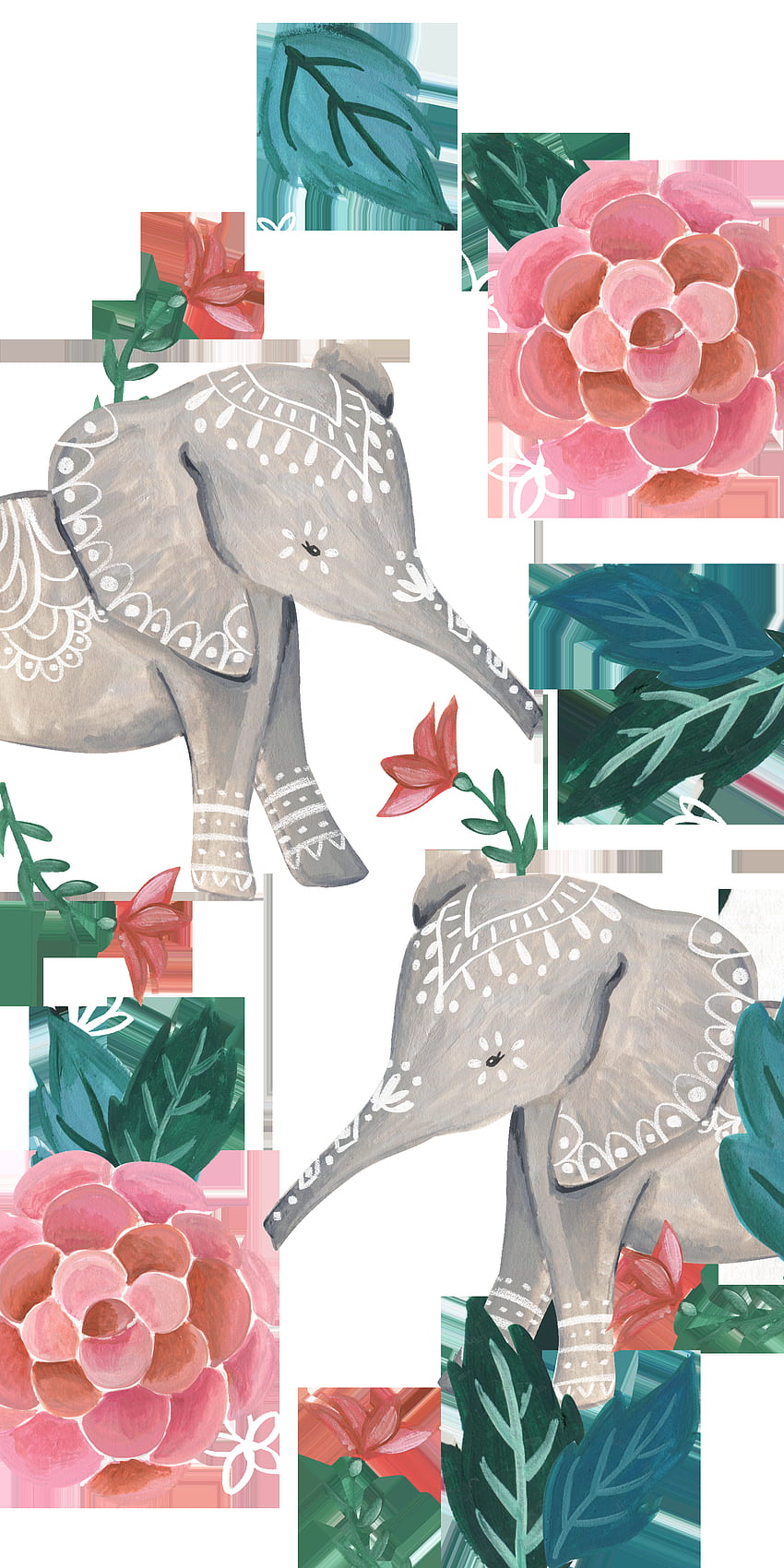 Elephant Logo , Cute Girly Elephant HD phone wallpaper