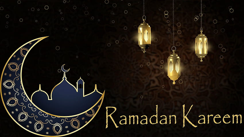 Честит Рамадан Рамзан Карим Ислямски 1920×1080 HD тапет