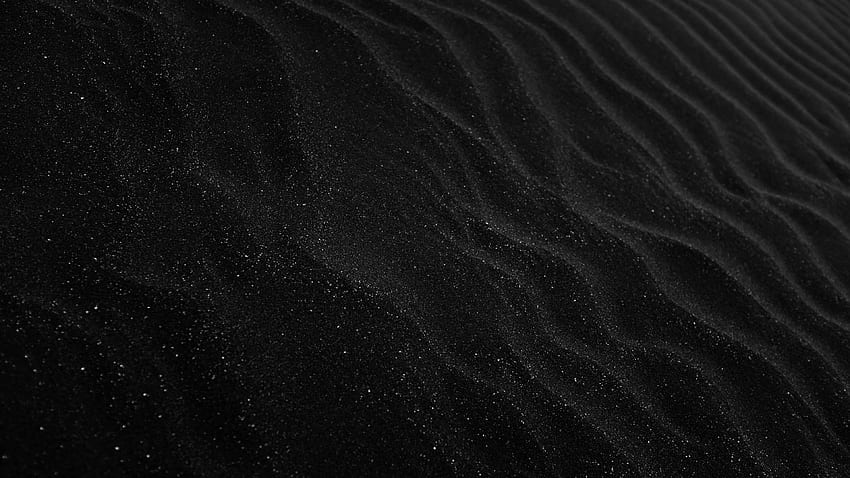 Textura de areia preta 42273, areia escura papel de parede HD