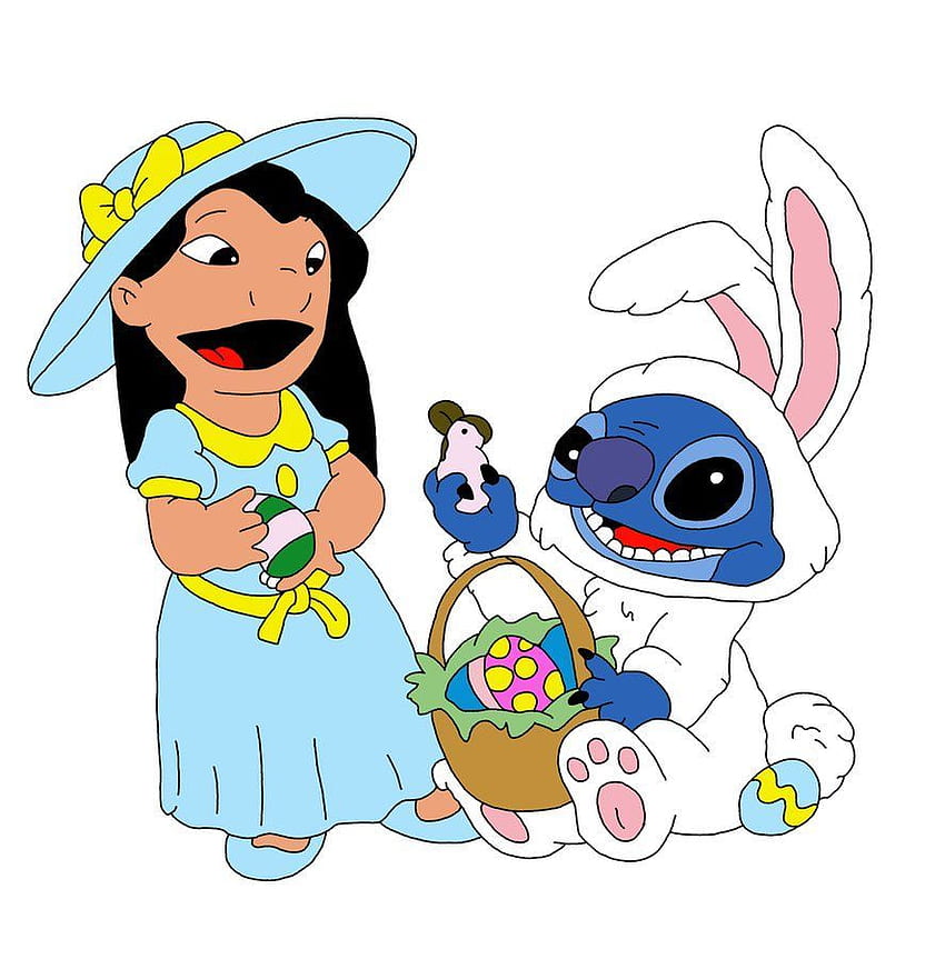 Pascua de Lilo y Stitch. Lilo y puntada 3, Lilo y puntada, Disney Pascua fondo de pantalla del teléfono