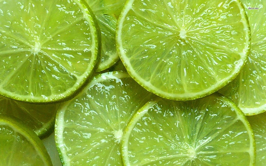 Cloudpix Lime Lime Slices graphy HD wallpaper