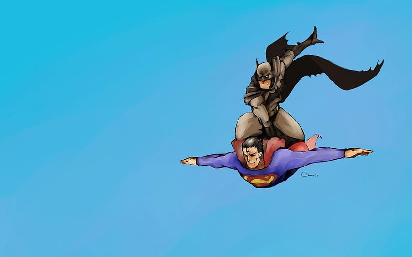 engraçado . Batman engraçado, Batman e super-homem, Super-homem, Super-herói engraçado papel de parede HD