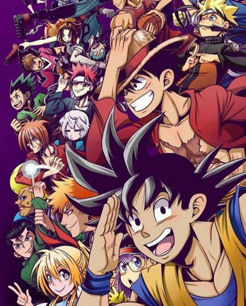 Naruto Goku And Luffy Wallpapers  Wallpaper Cave
