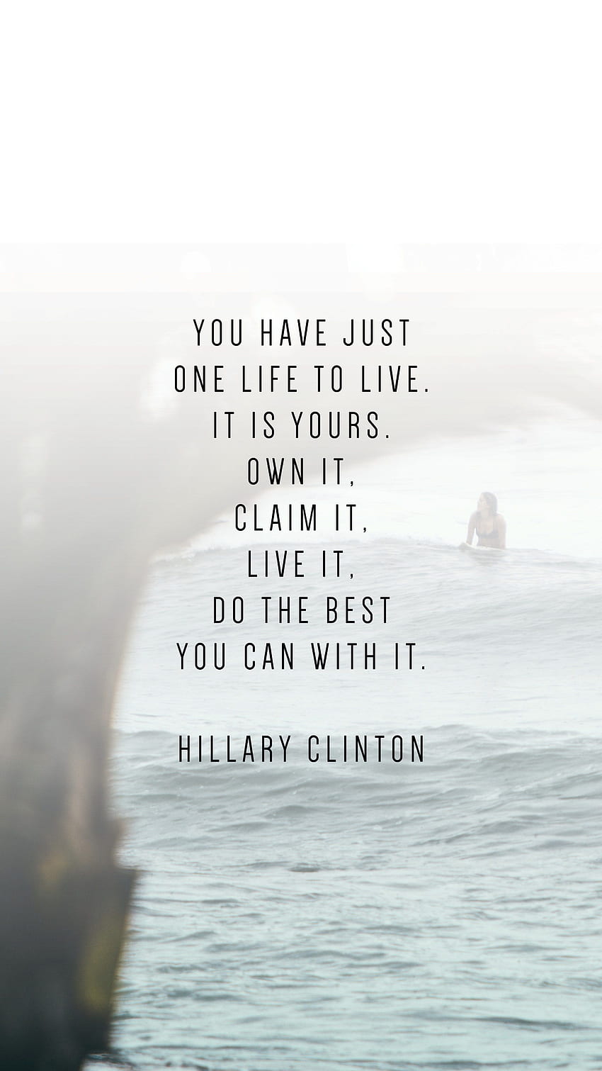 Phone Quotes To Inspire Your New Year. Phone quotes, Life quotes, Quotes to live by, Hillary Clinton HD phone wallpaper